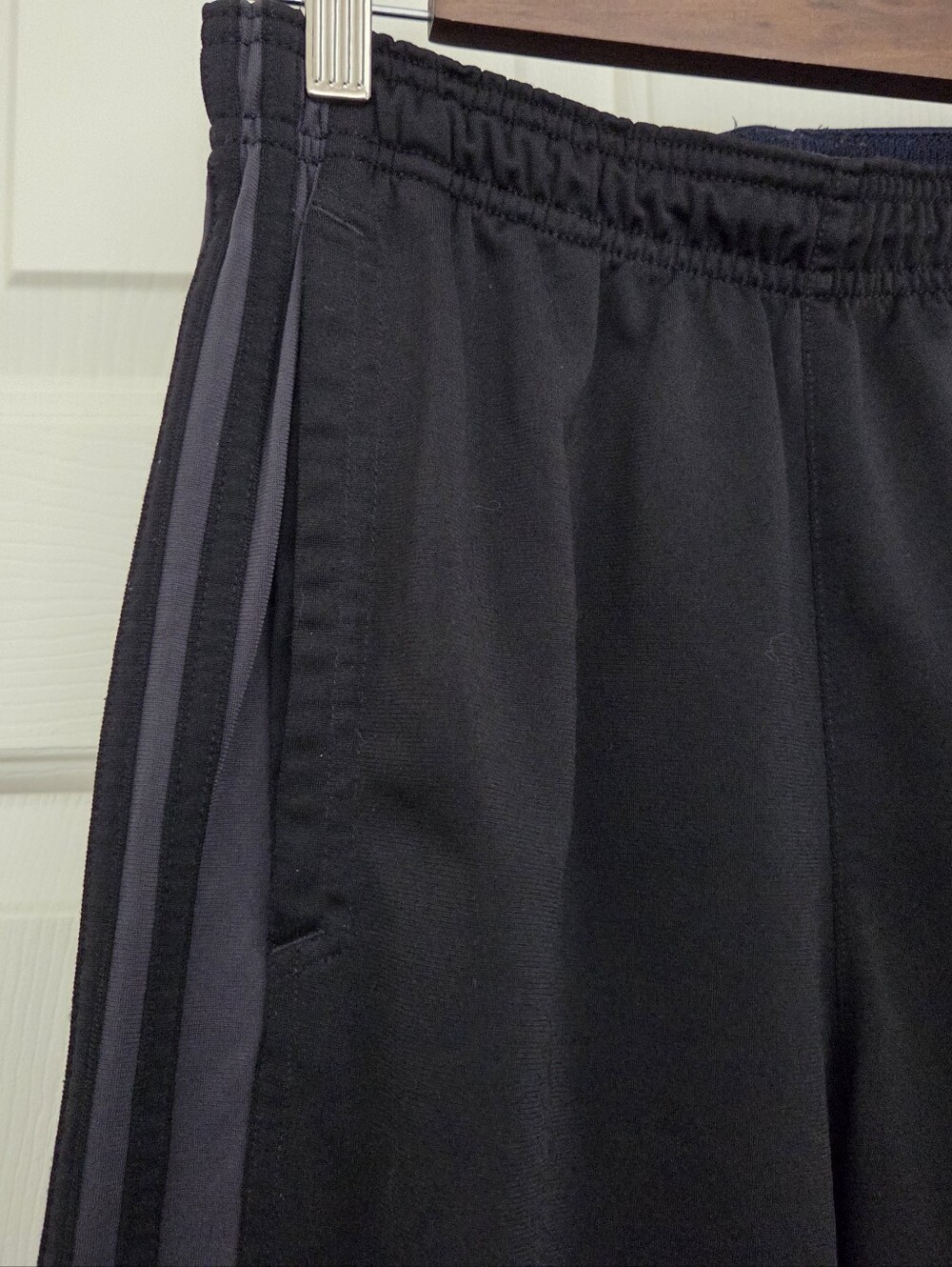 Adidas Primegreen Men's Small Athletic Pants Black With Gray Stripes - Picture 2 of 12